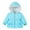 Sky Blue, variant on Krdevn Girls Down Jacket Winter Coat Fashionable Thickened Long Sleeve Padded Outerwear Hooded Zip Up Warm Outfit,Color:Beige,Size:6-9 Months