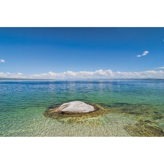 Posterazzi DPI1869047LARGE Yellowstone National Park United States of America - Fishing Hole Geyser In West Thumb Poster Print, 38 x 24