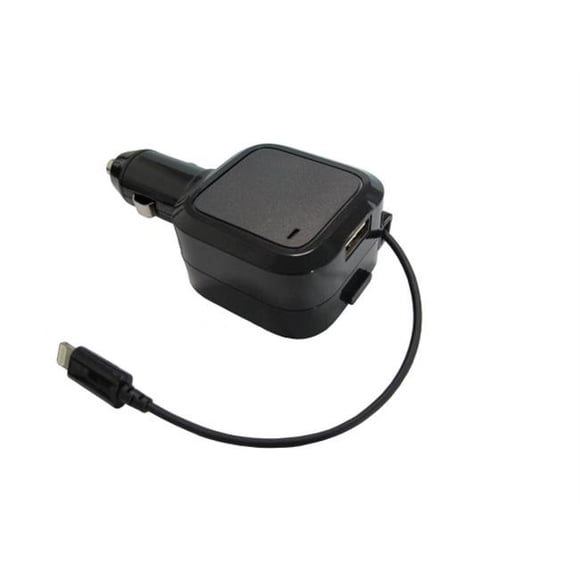 3.1A Retractable Car Charger for iPhone5