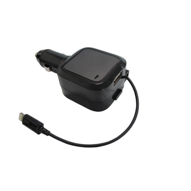 Chargeur de Voiture Rétractable 3.1A pour iPhone5