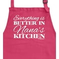 thumbnail image 2 of ThisWear Everything is Better in Nana's Kitchen Apron for Cooking Two Pocket Apron Heliconia, 2 of 7