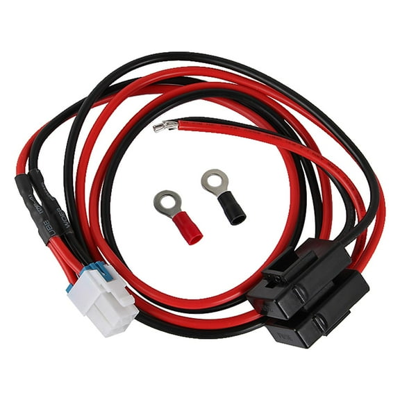 Power Supply Cord Cable 12AWG Car Radio Power Cable 1M Short Pins for Replacement Easy to Install High Performance Accessory