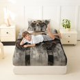thumbnail image 4 of Manfei Rustic Bear Twin Sheets,Winter Woods Bedding,Gray Brown,3pcs,1 Fitted Sheet and 1 Pillowcase, 4 of 6