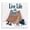 Live Life With Dog_v8, variant on Stupell Industries Farmhouse Canvas Art, 17 x 17, by Dog Is Good