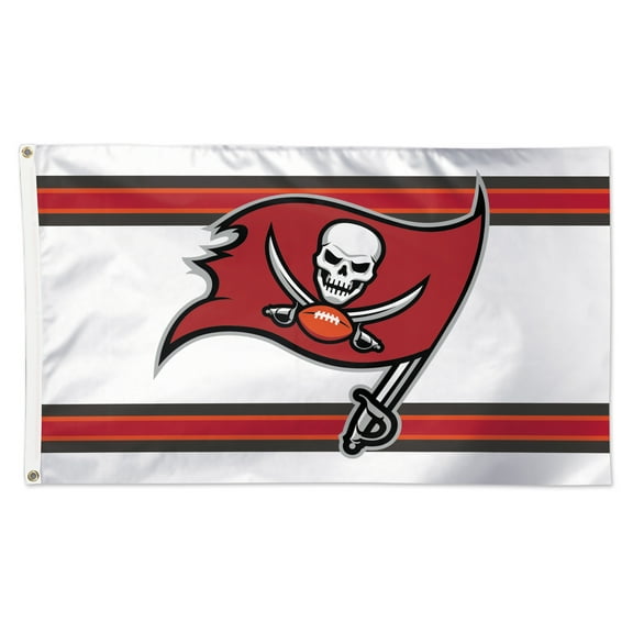 WinCraft Tampa Bay Buccaneers 3' x 5' Away Stripe 1-Sided Deluxe Flag