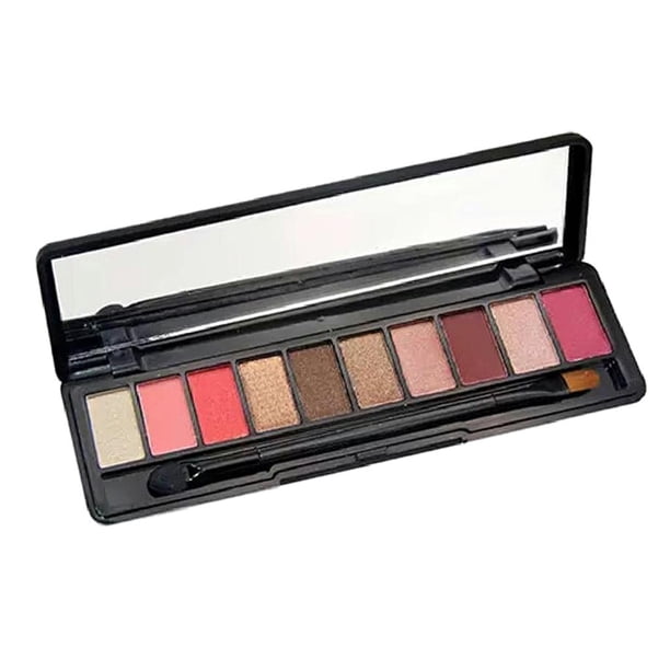 de ojos de 1 pieza - de ojos mate brillante altamente pigmentada - Bandeja de s de ojos cosmética ahumada natural profesional Rosa sirena Colco Paleta de sombra de ojos mate