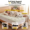 thumbnail image 5 of edx Full Mattress Protector, Thickened Mattress Pad with Bamboo Fiber Viscose Filling, Breathable, Soft, Cooling,Green, 54" x 75", 5 of 10