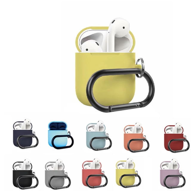 Earphone Charging Case Protector Anti-lost Earbuds Charger Protective Cover Charging case protector Silicone Replacement For AirPods