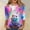Mint Green#5, variant on Easter Shirts for Women 3/4 Length Sleeve Crewneck Tshirts with Bunny Egg Print Casual Loose Fit Tops Tee