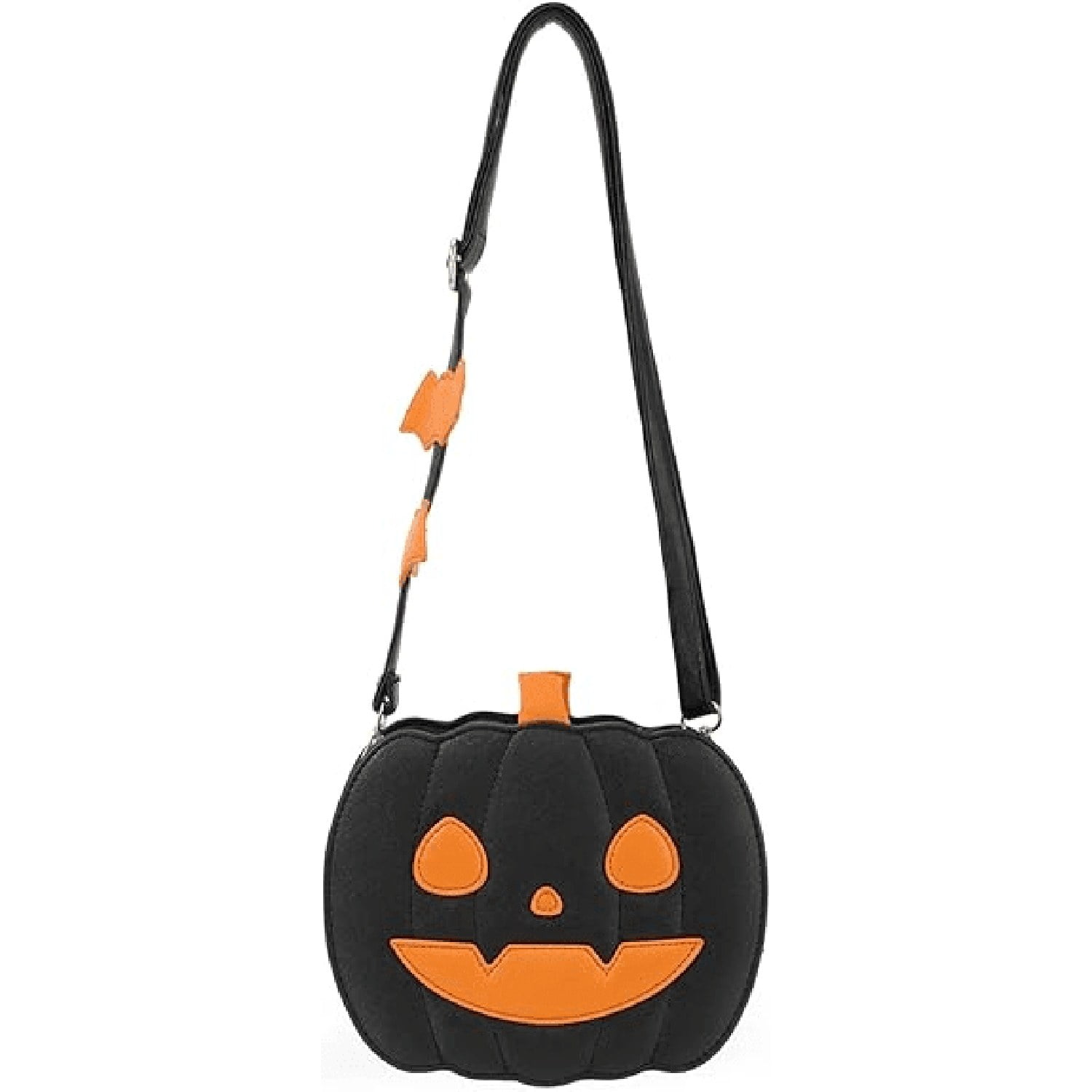 Halloween Pumpkin Crossbody Bag PU Leather Shoulder Purse for Women