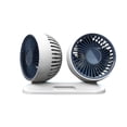 thumbnail image 1 of Desktop Car Double-head Fan 24v Large Truck 12v Refrigeration Small Car USB Interface Powerful Double-head Fan, 1 of 2