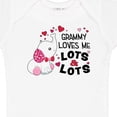 thumbnail image 4 of Inktastic Grammy Loves Me Lots and Lots Cute Elephant Boys or Girls Baby Bodysuit, 4 of 5