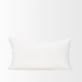 thumbnail image 3 of Mercana Jolie Cream W/ Black Print Linen Lumbar Decorative Pillow Cover, 3 of 7