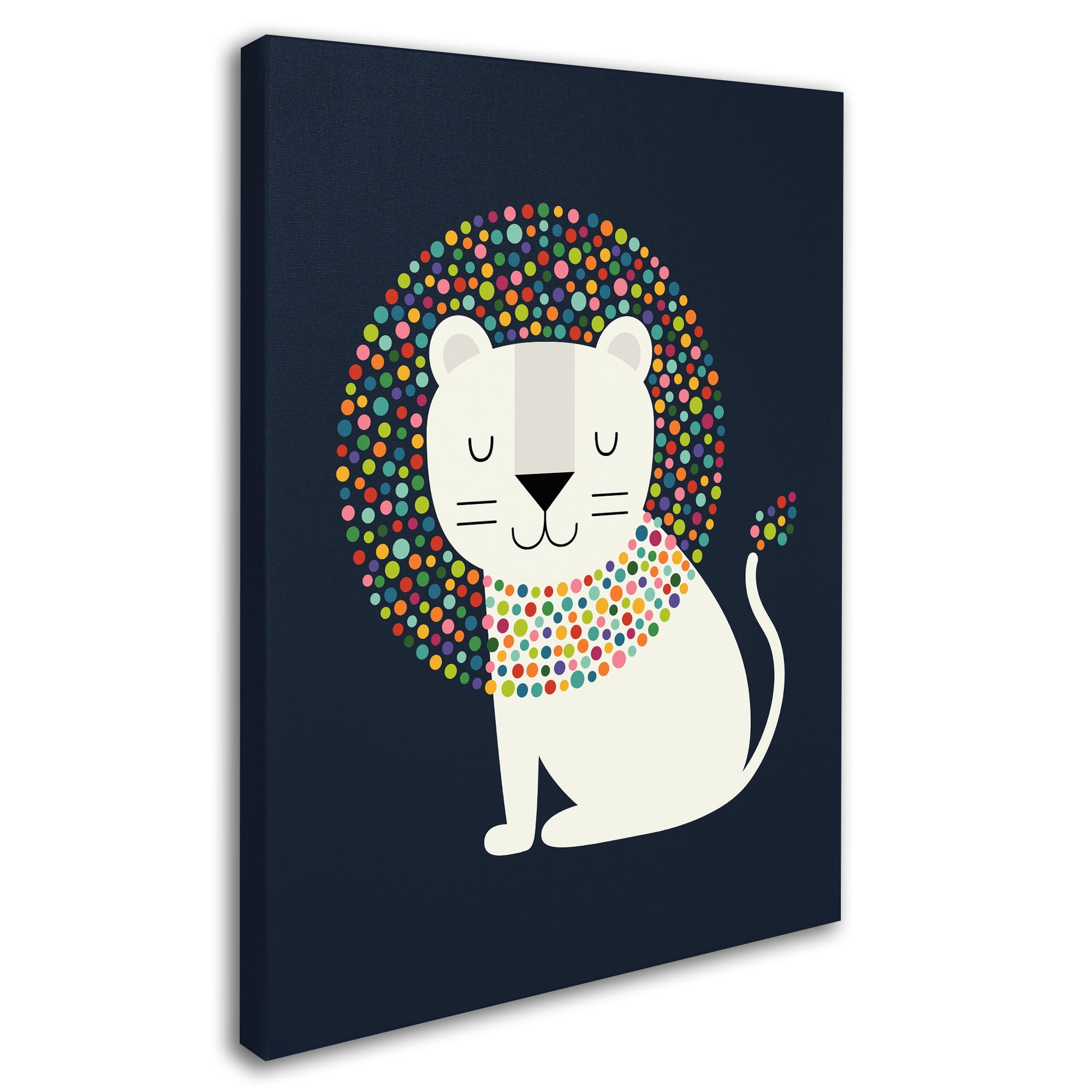 Trademark Fine Art 'As A Lion' Canvas Art by Andy Westface