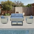 thumbnail image 2 of POCASSY 5 - Person Outdoor Seating Group with Cushions, 2 of 12
