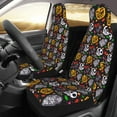 thumbnail image 2 of Yiaed Pumpkin And Flying Bat Print Car Seat Covers,Universal Auto Seats Protector Fits for Car,SUV Sedan,Truck,Automotive Seat Covers & Accessories(Two packs), 2 of 7