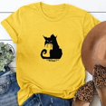 thumbnail image 1 of Pntutb - Camiseta con estampado de letras informales de Halloween para mujer, blusa con cuello redondo Pntutb Pntutb-5526, 1 of 3