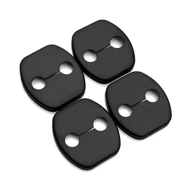 Yhmxh Cubierta protectora para puerta de coche, 4 unidades, hebilla de cerradura de puerta, cubierta protectora para cerraduras de puerta de coche, cojín absorbente, pegatina gruesa Compre