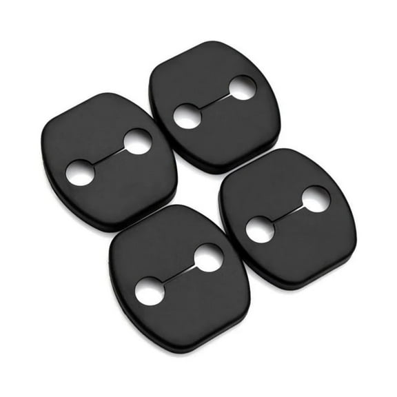 RuiJiao 4PCS Car Door Latch Guard Cover,Silicone Car Door Lock Cover for Car Door Protector and Noise Reduction,Universal Door Latch Cover Automotive Exterior Accessories