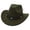 Green, variant on Kids Cowboy Hat Kids Western Cowboy Hat for Kids Toddler Girls Boys Felt Fedora Cowgirl Cowboy Hat with Belt Buckle Brown Wine,3-8 Years