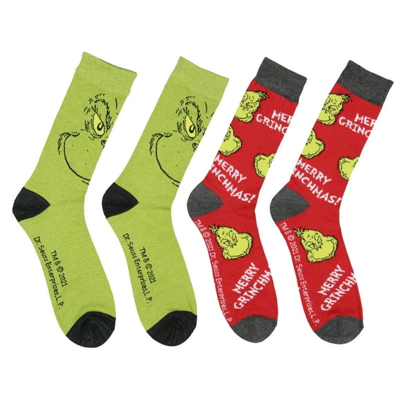 Grinch Socks