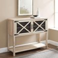 thumbnail image 1 of 44" Mesh Door Industrial Buffet Sideboard - White Oak, 1 of 6
