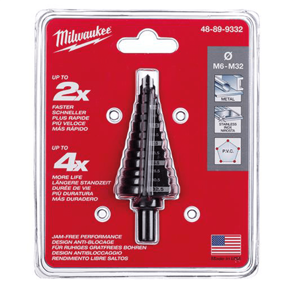 Milwaukee Tool Step Bit M6-M32 (32,5MM)