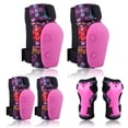 thumbnail image 1 of Equipo de protección deportiva Irfora Juego de almohadillas para bicicleta 6 en 1 para niños, rodilleras, coderas, muñequeras, juego de equipo de protección deportivo para ciclismo, patineta Irfora Equipo de protección deportiva, 1 of 7