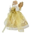 thumbnail image 3 of Northlight Lighted Angel Christmas Tree Topper - Gold - 12" - Clear Lights, 3 of 5
