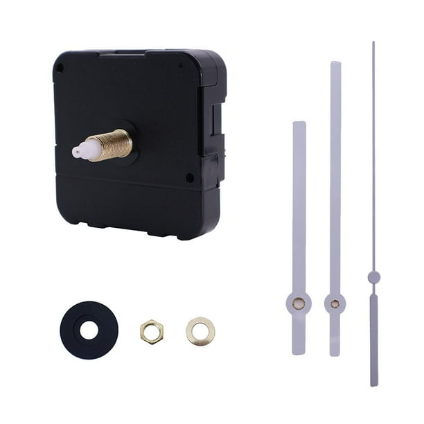medio + juego de manecils de reloj Moviento de fabricación de reloj Manecils de reloj Manecils Reloj punteros bncos Zulema Movimiento de reloj de pared de cuarzo