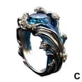 thumbnail image 1 of 4 Styles Ocean's Oath Rings,The Heartbeat of The Sea,Adjustable Ocean Wave Rings,Zircon Inlaid Inspirational Rings,Summer Ocean Wave Beach Jewelry,Inspirational Ocean Rings for Women, 1 of 9