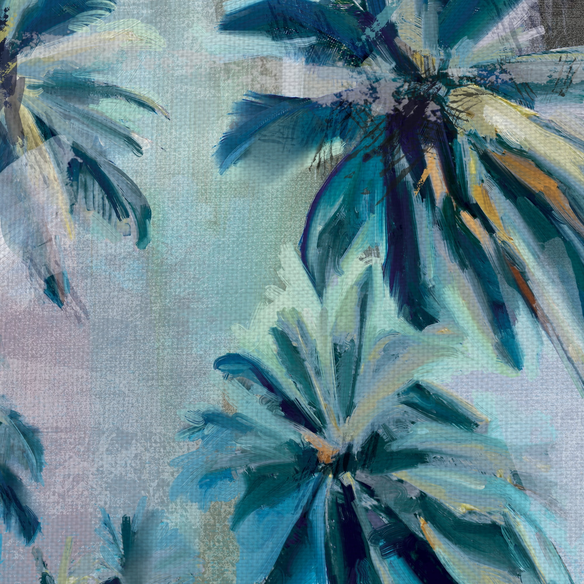Fine Art Canvas Rise Above Skyward Palm Trees by Studio Arts Canvas Art Print