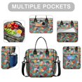 thumbnail image 2 of Pioneer Flower Floral Print Pattern Womens Lunch Box for Work,Insulated Large Lunch Bag,Leakproof Adult Lunch Bag for Work,Beach,Travel,Picnic,Camping, 2 of 6