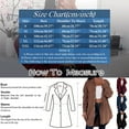 thumbnail image 3 of Womens Cardigans Fall Shirts Thin Linen Trench Coats Button Stand Solid Color Long Sleeve Mid Length Jackets Cardigan Sweaters For Women, 3 of 7