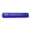 Belkin SurgeStrip - Surge protector - AC 120 V - output connectors: 6 - blue