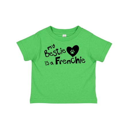 

Inktastic Bestie Frenchie Gift Toddler Boy or Toddler Girl T-Shirt