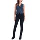 thumbnail image 2 of CHALECO PARA MUJER INSPIRE CHIC Ante Sintético Escote en V Botón Vintage Casual Sin Mangas Azul Oscuro XS, 2 of 6