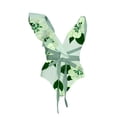 thumbnail image 3 of Ketyyh-chn99 Pièce Maillots de Bain une pour Femmes Robe de Bain pour Femmes Contrôle du Ventre une Pièce Froncée Échancrée Maillot de Bain Contrôle du Ventre Vert,P, 3 of 4
