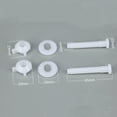 thumbnail image 5 of Jangslng 4Pcs Toilet Seat Bolt Screw Set White Plastic Nut 28MM Washer Heavy Duty Universal Toilet Seat Lid Hinge Bolts Replacement Parts Bathroom Supplies, 5 of 7