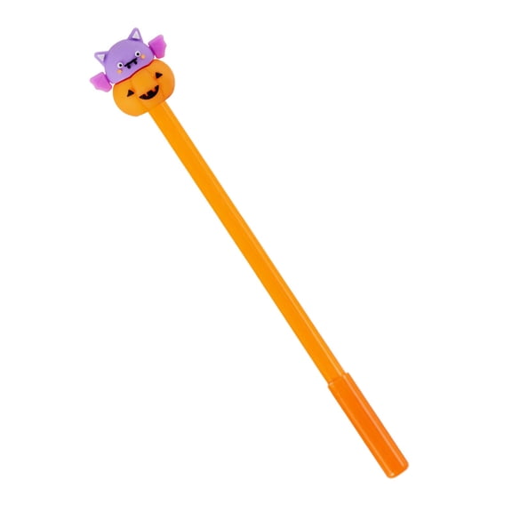 Solivara Halloween Pumpkin Gel Pens Black And Orange 2ml For Writing And Holiday Gifting(B,One Size)