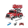 thumbnail image 3 of Leatfisat Fire Trucks For Toddlers 3-5 Years Old,Firetruck Play Vehicle With Liftable Platform,Sound Light,Indoor Outdoor Push And Go Car Toys,Fireman Gifts For Kids Boys Girls Aged 3-4 4-8 5-7, 3 of 4