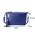 thumbnail image 4 of Jiibva Women Lady Leather Zipper Crossbody Handbags Shoulder Bag Female Tassel Bags Satchel with Adjustable Strap, 4 of 4
