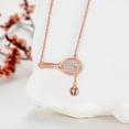 thumbnail image 4 of YAFEINI Tennis Racket Necklace Basketball Volleyball Necklace for Women Sterling Silver Basketball Jewelry Basketball Gift for Basketball Player, 4 of 6