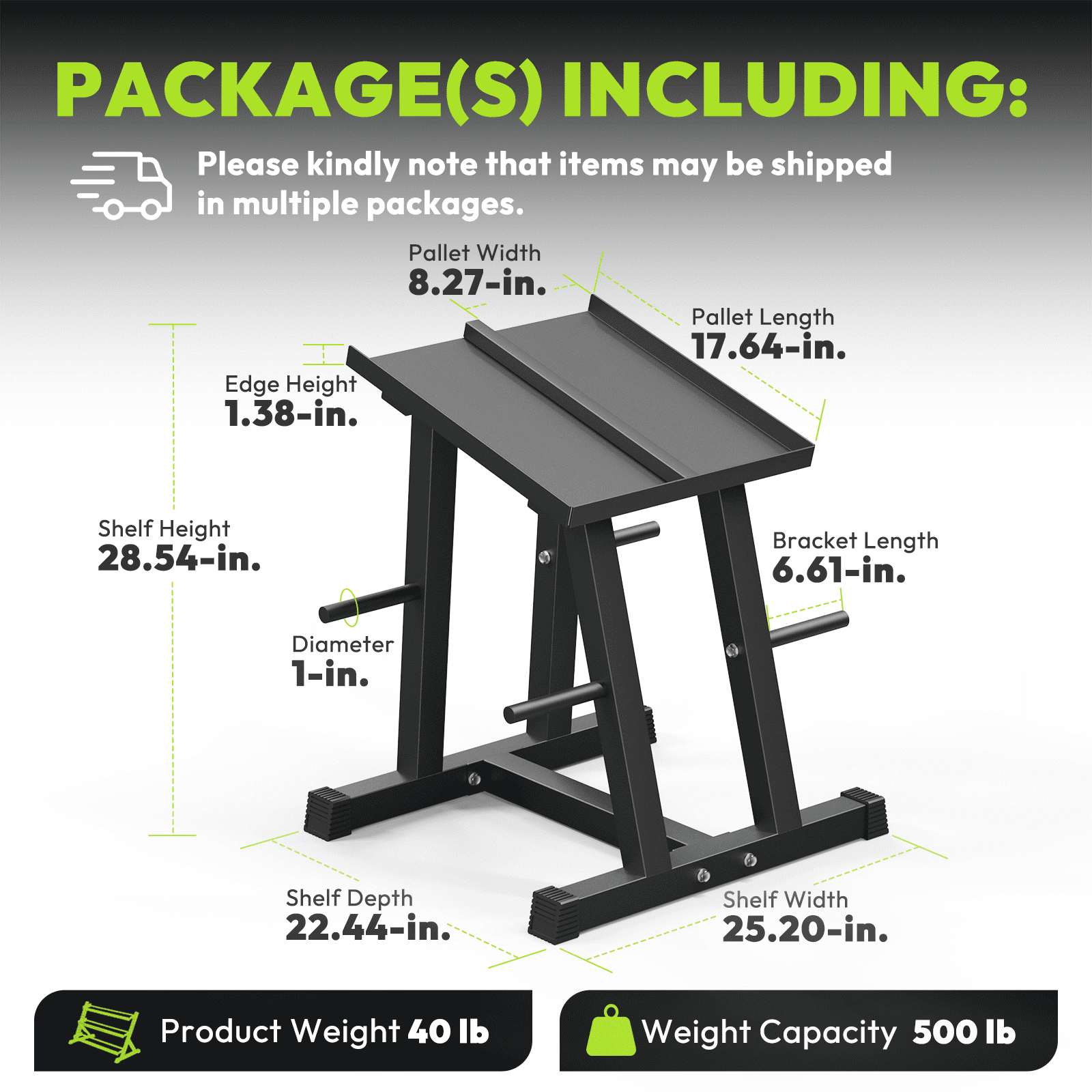 HANDBODE Adjustable Dumbbell Rack with Plate Storage, 500 lb Capacity, Space-Saving Storage Organizer for Classic Dumbbells, table for dumbbells, Heavy Duty Column Stand for Home Gym
