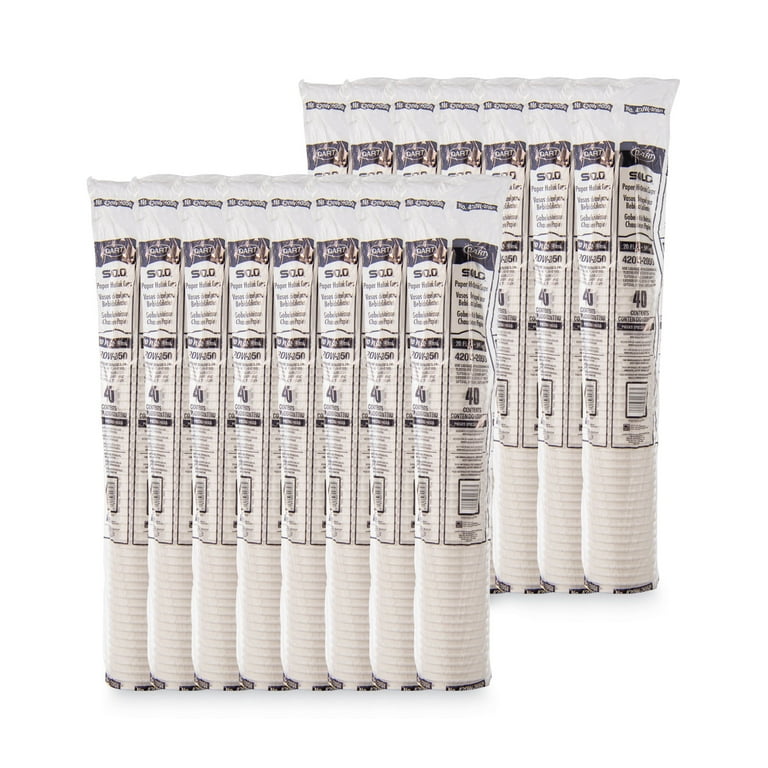 Single-Sided Poly Paper Hot Cups, 20 oz, White, 600/Carton Single-Sided Poly Paper Hot Cups, 20 oz, White, 600/Carton