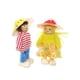 thumbnail image 4 of Muñeca de flores clásica, sombrero de muñeca, muñecas de escala 1:12, accesorios para el hogar púrpura, 4 of 9
