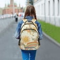 thumbnail image 6 of FORMRS Kids School Backpack Elementary Student Unisex Travel Bookbag with Reflective Stripes, Beige Clouds, 6 of 7