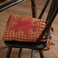 thumbnail image 3 of Primitive Chair Pad Country Star Seat Cushion TCC Brands, 3 of 8