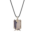 thumbnail image 1 of Anime Character Necklace Attack on Titan Survey Corps Logo Pendant Necklace, 1 of 7