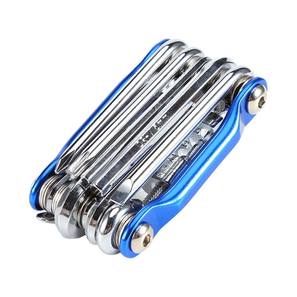 Herramienta de reparación de bicicletas Transformers 11 en 1, herramienta plegable multifunción de bolsillo para bicicleta YUNYI BRAND Deportes